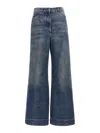 Etro Women Jeans With Embroidered Pegasus In Blue