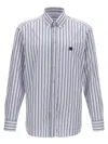 Etro Striped Cotton Shirt In Multicolor