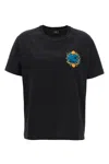 Etro Logo Embroidered Oversized T-shirt In Black
