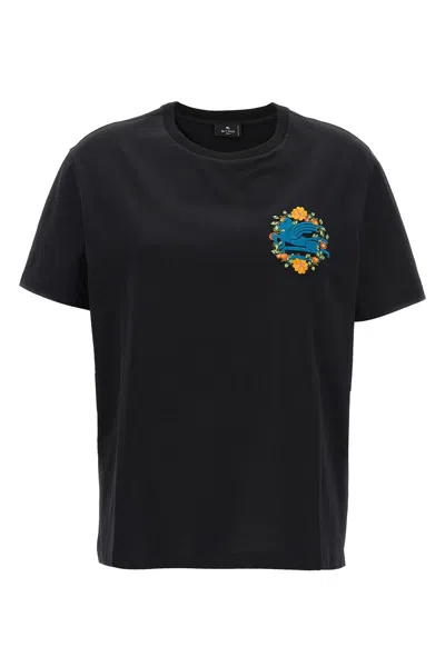 ETRO ETRO LOGO EMBROIDERY T-SHIRT