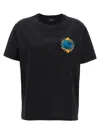 Etro Logo Embroidered Oversized T-shirt In Nero