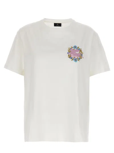 ETRO ETRO LOGO EMBROIDERY T-SHIRT