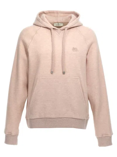 Etro Logo Embroidery Wool Hoodie