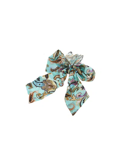 Etro Logo Hair Accessories In Multicolor