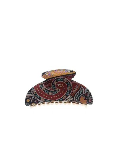 Etro Logo Hair Accessories In Yellow