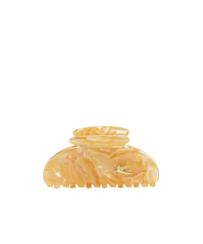 Etro Logo Hair Accessories In Yellow