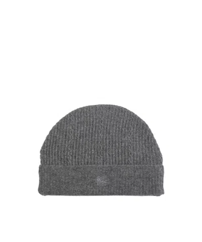 ETRO ETRO LOGO EMBROIDERED KNITTED BEANIE