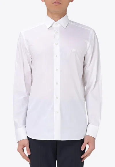 Etro Pegasus Logo Shirt In White