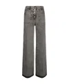 Etro Logo-patch Denim Jeans In Gray