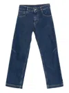 Etro Logo-patch Jeans In Blue