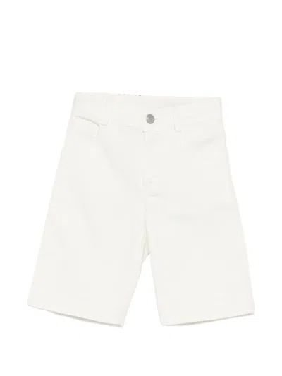 Etro Logo-patch Shorts In White