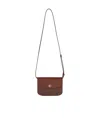 Etro Essential Canvas And Leather Small Bag In Brown