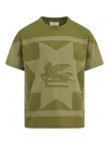 Etro Logo-print T-shirt In Green