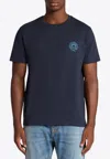 Etro Logo Print T-shirt In Navy