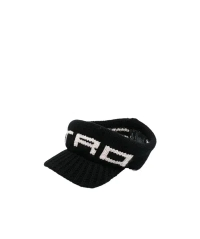Etro Logo-print Visor In Black