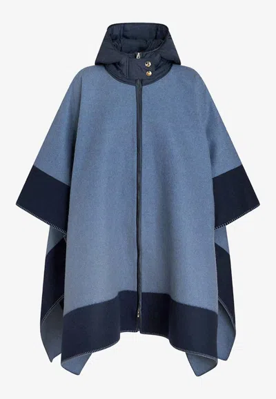 Etro Logo-printed Hooded Cape