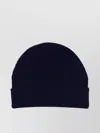 Etro Logo Ribbed Beanie Hat With Folded Cuff