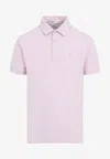 Etro Logo Short-sleeved Polo T-shirt In Pink