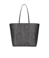 Etro Logo Shoulder Bag In Black