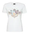 Etro Graphic-print Cotton T-shirt In White