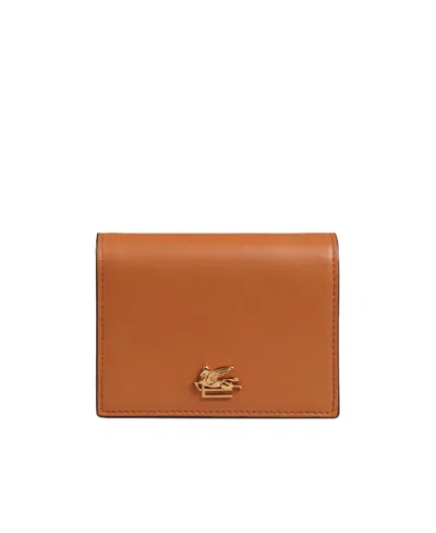 ETRO ETRO LOGO PLAQUE BI-FOLD WALLET