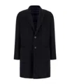 Etro Long Coat In Black