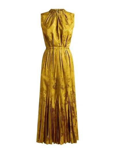 ETRO LONG OCHER DRESS
