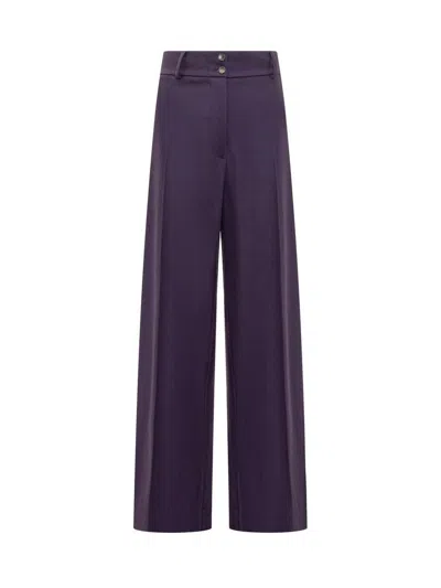 Etro Long Pants In Purple