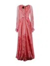 Etro Printed Twisted Silk Maxi Dress