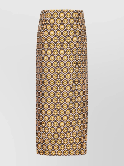 Etro Long Skirts For Women With High Waist In Multicolour