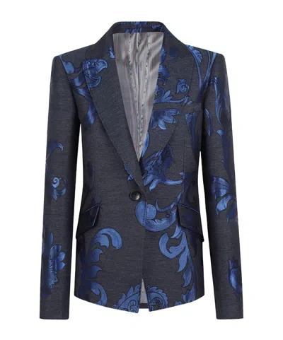 ETRO LONG SLEEVE BLAZER