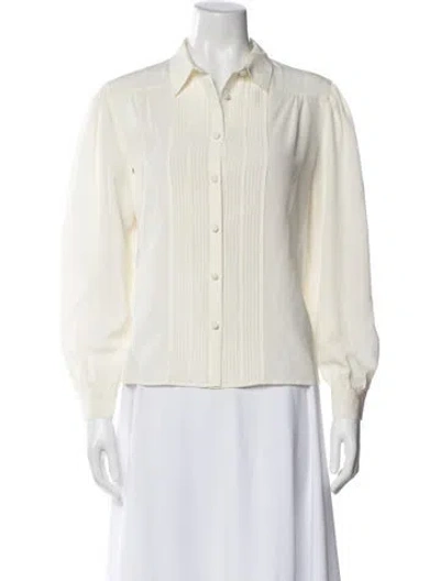 Pre-owned Etro Long Sleeve Blouse In Neutral