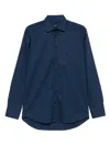Etro Relaxed Button-down Collar Long Sleeve Shirt In Blue