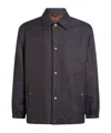 Etro Paisley-pattern Coach Shirt Jacket In Brown