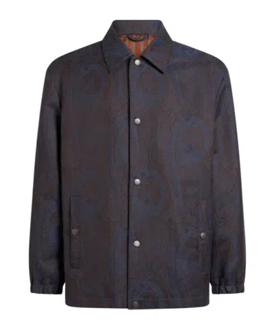 ETRO PAISLEY-PATTERN COACH SHIRT JACKET
