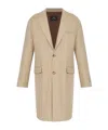 Etro Three-button Wool Coat In Neutral