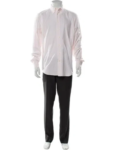 Pre-owned Etro Long Sleeve Dress Shirt In Neutral