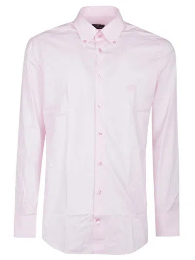 ETRO LONG SLEEVE FUJI BOTTON DOWN LOGO SHIRT