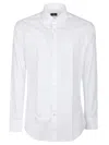 Etro Long Sleeve Fuji Botton Down Logo Shirt In White