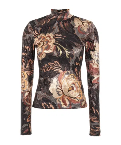 ETRO ETRO PAISLEY STRETCH TOP