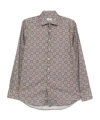 Etro Patterned Long-sleeve Shirt In Gray