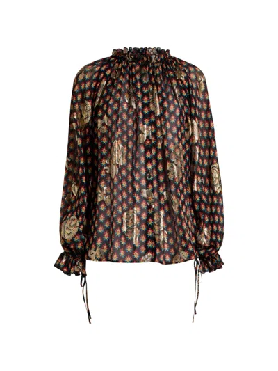Etro Long-sleeve Shirt In Brown