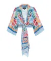 Etro Self-tie Long Sleeves In Blue