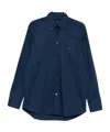 Etro Relaxed Button-down Collar Long Sleeve Shirt In Blue