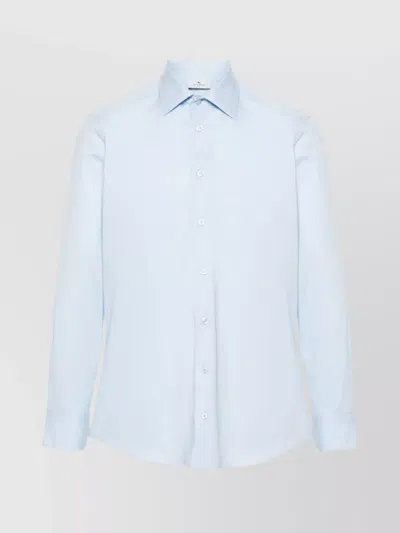 ETRO LONG SLEEVE SHIRT CURVED HEM