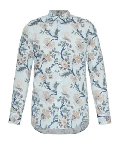 Etro Long Sleeve Shirt In Gray