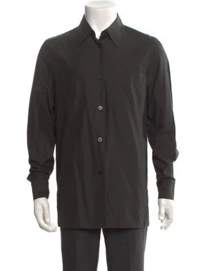 Pre-owned Etro Long Sleeve Shirt In Gray