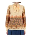 Etro Long Sleeve Shirt In Multi