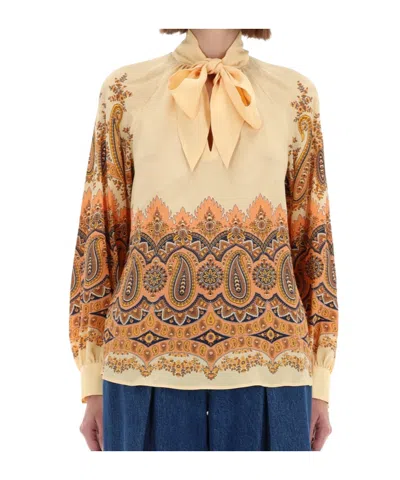 Etro Long Sleeve Shirt In Multi