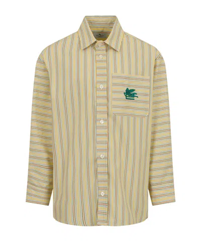 Etro Long Sleeve Shirt In Multi